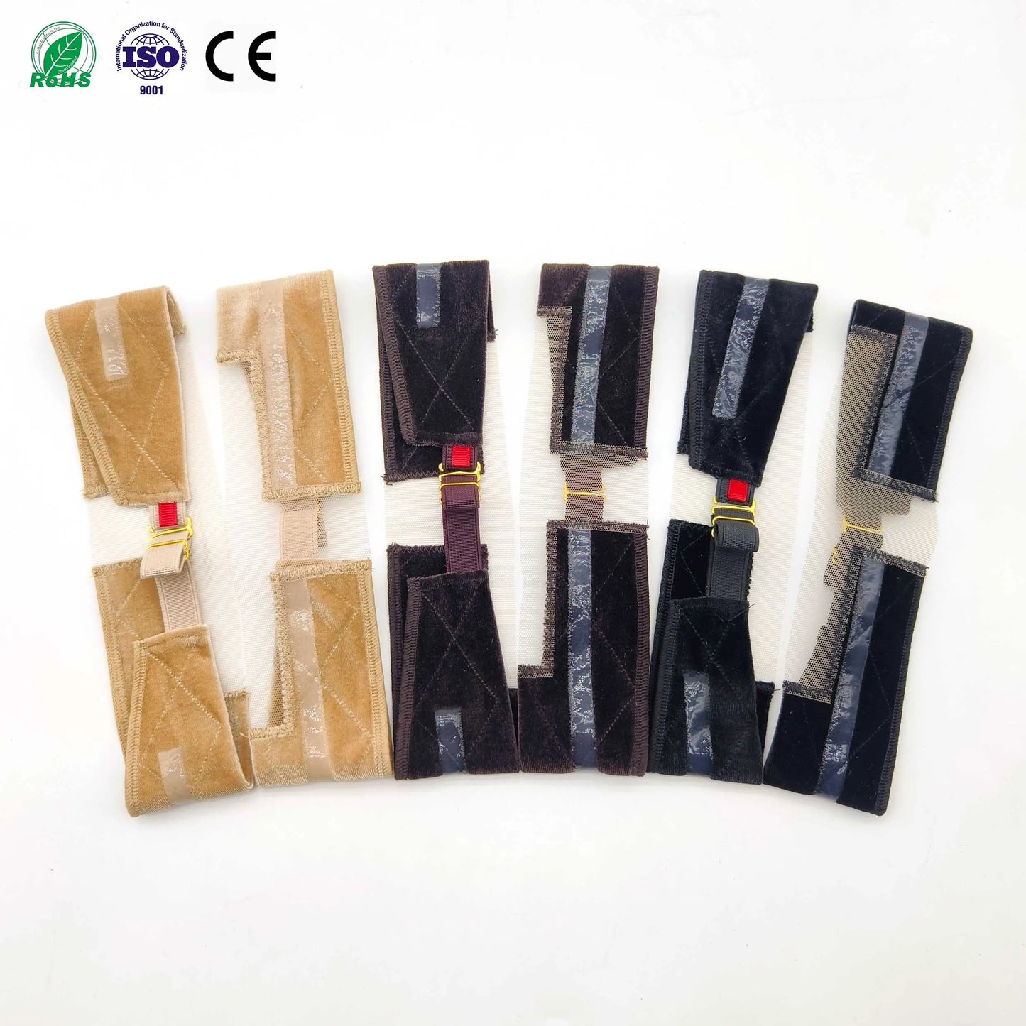 Fasimei with Lace Flexible Match Hairline Head Wrap Top Quality Hold Wigs Band Custom logo Velvet Silicone Lace Wig Grip