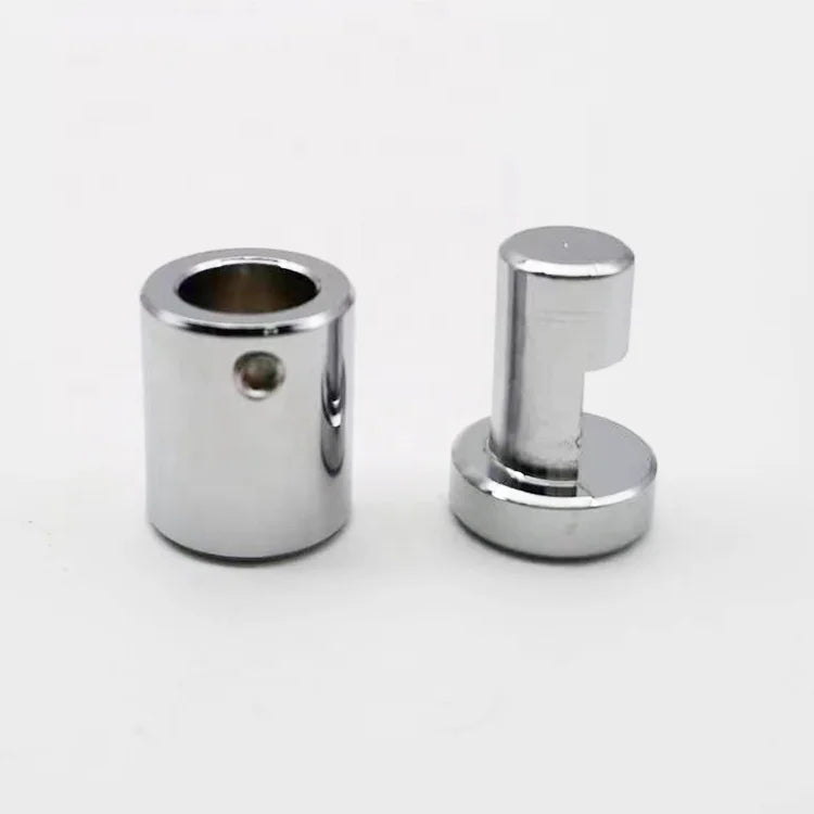 Aluminium Alloy Wall Standoff Mounts 16*19 Glass Holder with Chromed Plated Advertising Clip for Sign Displays Fasteners Prod
