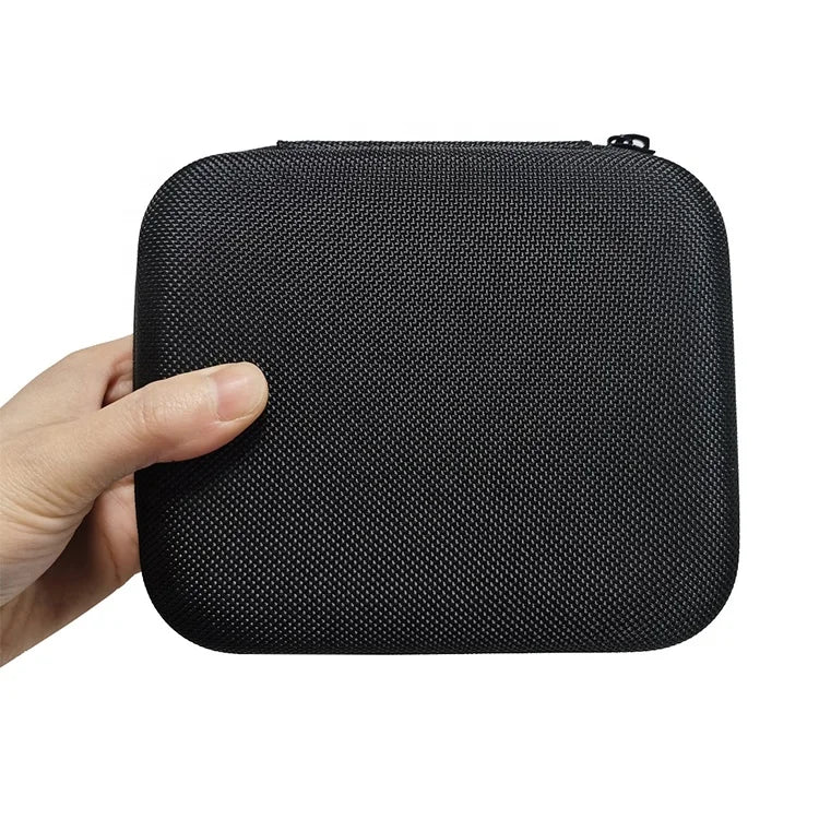 Print logo Polyester Mul-function Eva Material Hard Protective Storage Zipper case Breathable Custom