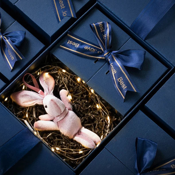 Luxury Custom Gift Flip Box Creative Magnetic Double Door Stock Ready Gift Box with Double Door Cosmetic Packaging Box