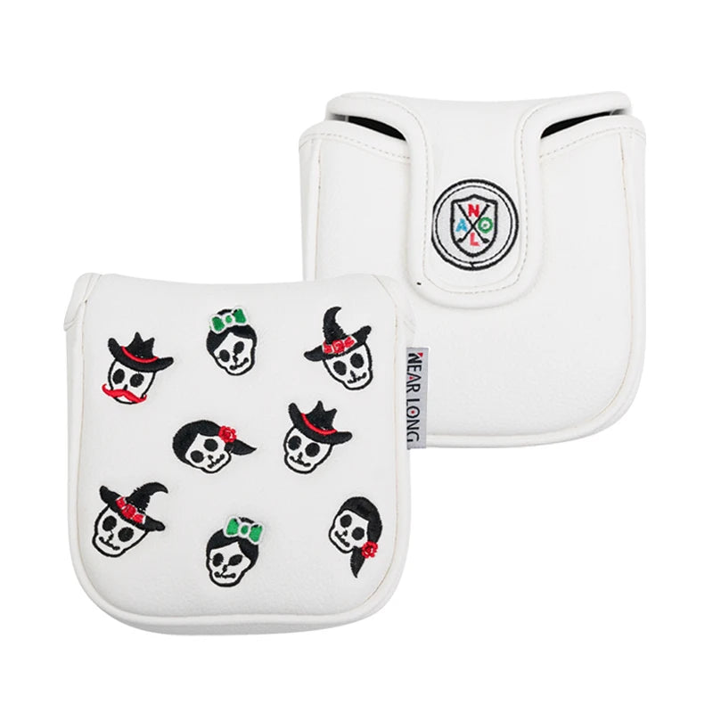 OEM Wholesale PU Leather Golf Head Cover Waterproof Mallet Putter Cover