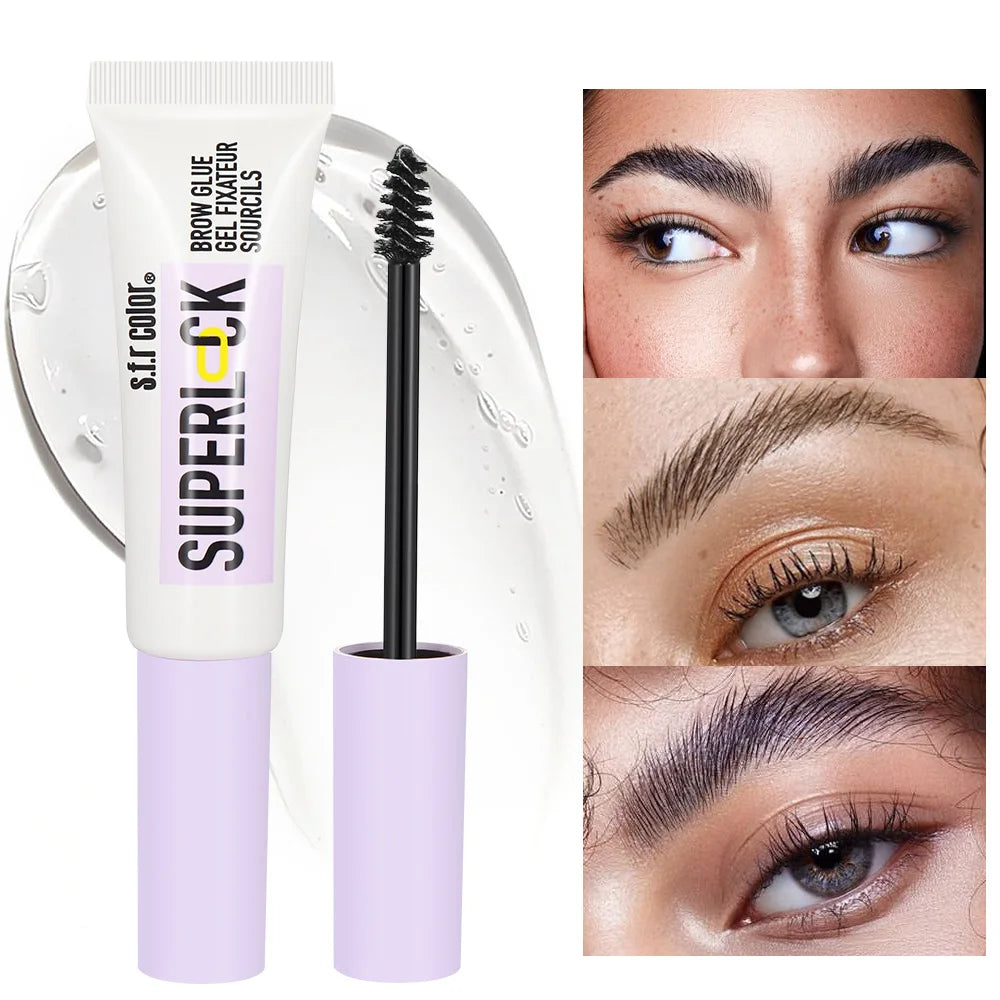 Strong Hold Tinted Liquid Eyebrow Styling Gel Mascara Wax Cream Custom Natural Long Lasting Liquid Eyebrow Enhancers Cream