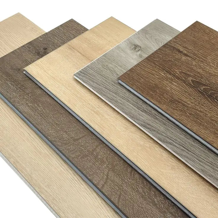 Wholesale 8mm SPC Flooring Tiles Wear Resistant Click Vinyl PVC Plastic Marble Design Graphic Solution Capability
