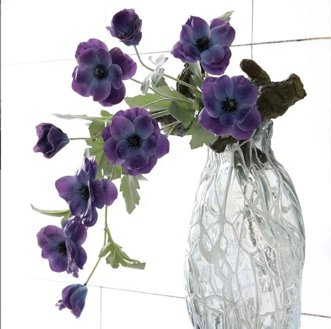 Wholesale Latex Artificial Flowers Real Touch Anemones for Sale