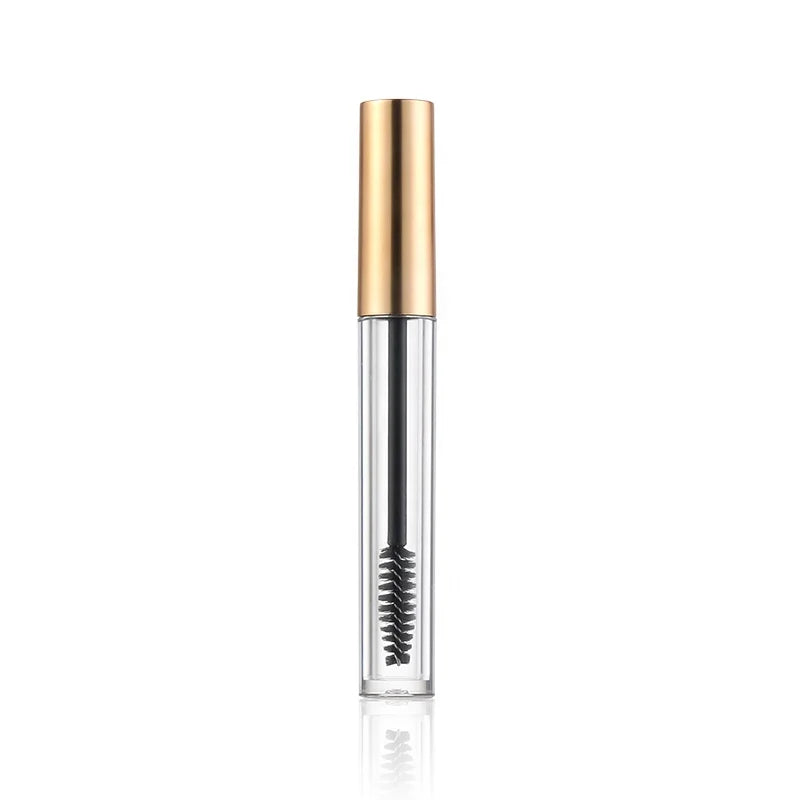 Easy-to-Carry 10ML Gold Mascara Plastic Bottle Beautiful Design for On-the-Go UseConvenient and Practical