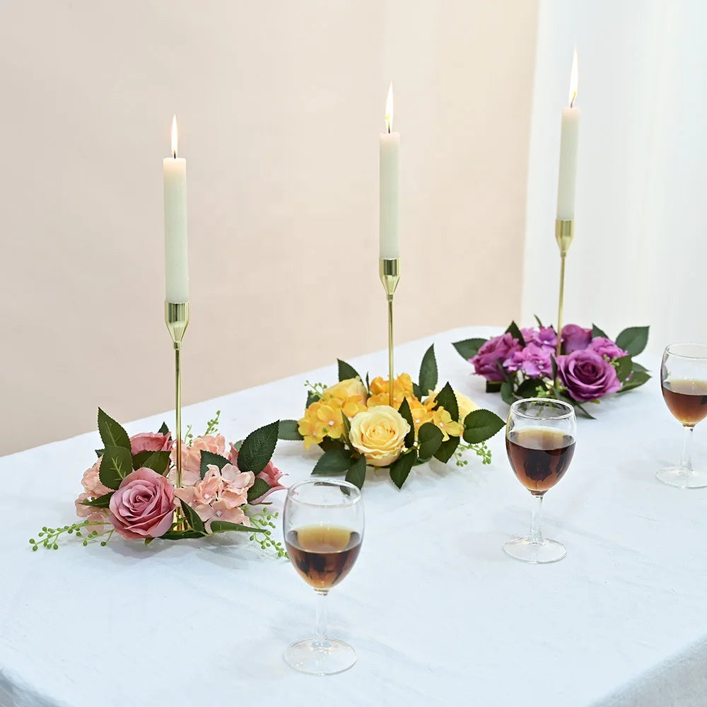 JCF260 Candelabra Centerpiece Tall Candle Candelabra Floral Centerpiece Stand for Wedding Party Event Decor