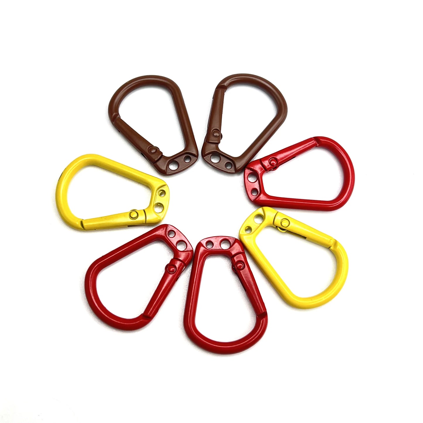 Metal Carabiner Snap Hook in Different Color with 2 Holes