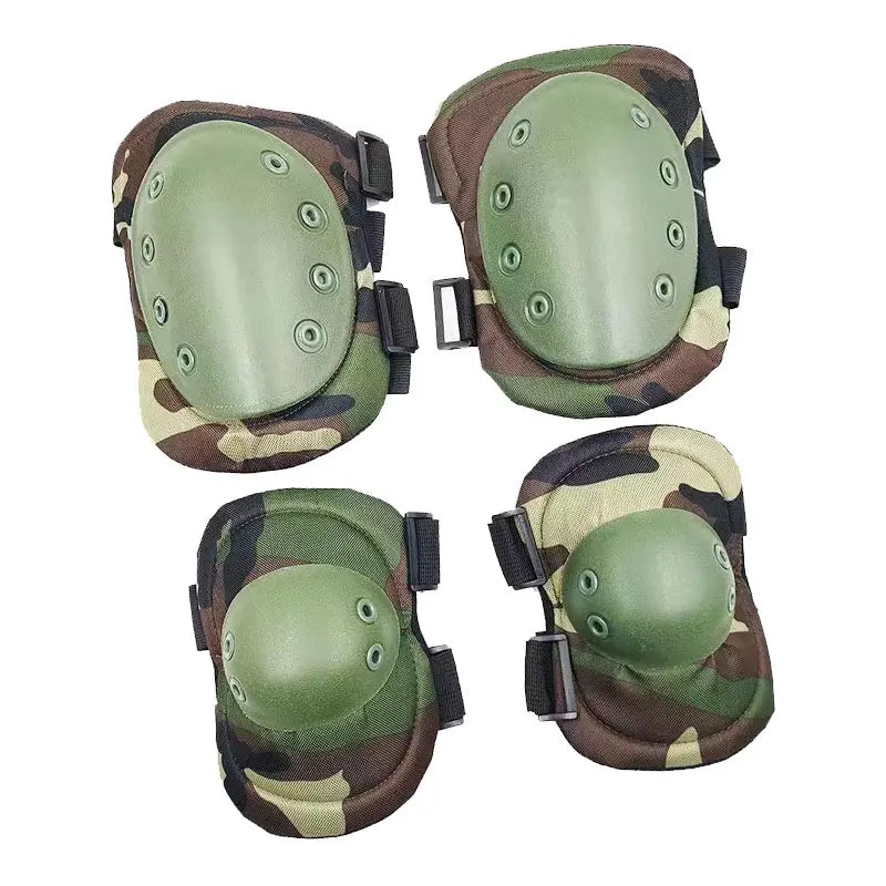 Wholesale Outdoor Mountaineering Field Camouflage Protective Tactical Elbow Knee Pads
