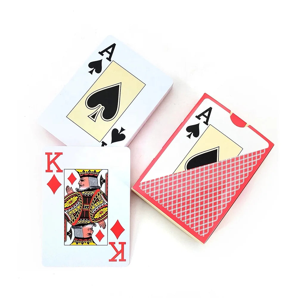 Custom Printed PVC Playing Cards Plastic Games Playing Cards