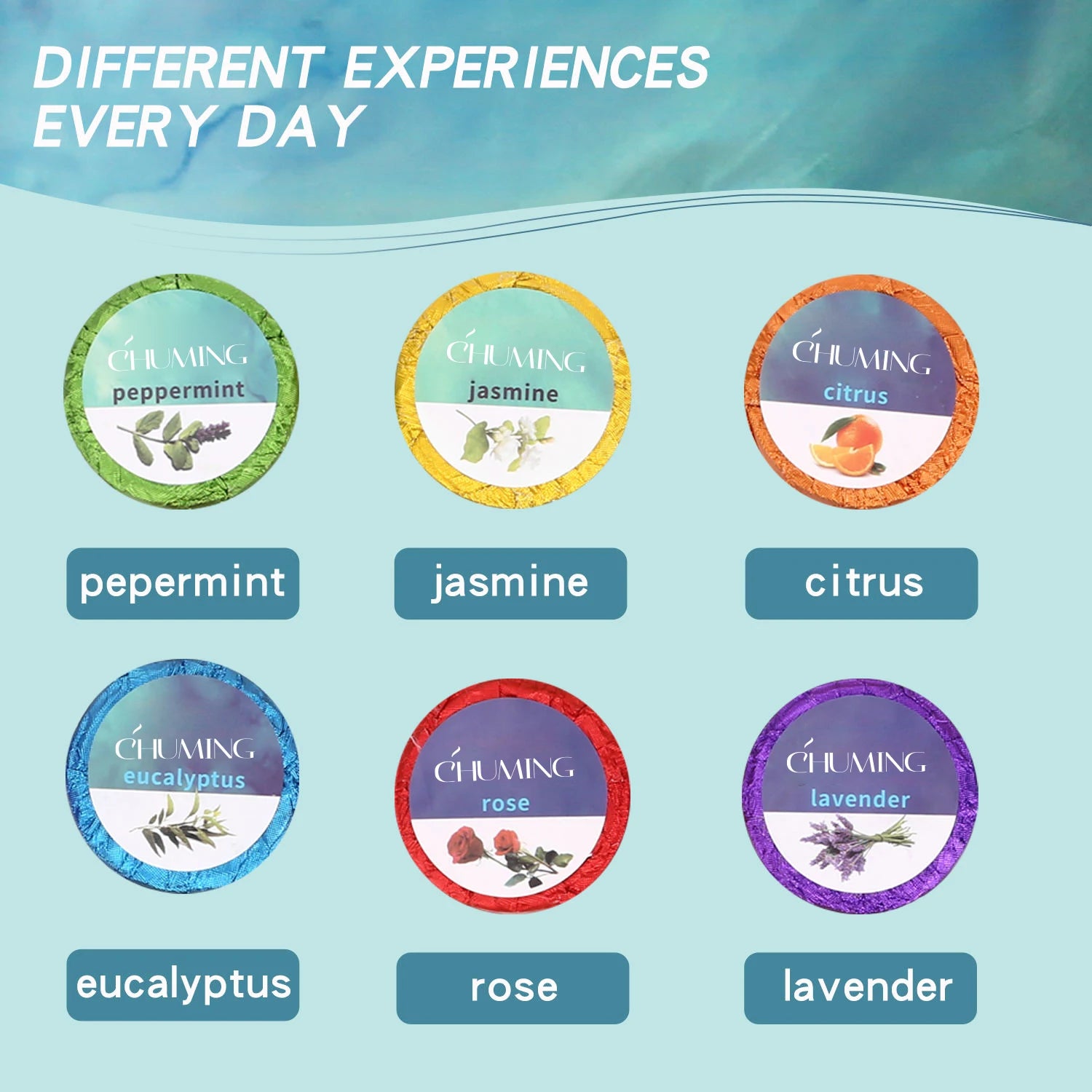 Relaxation Stress Relief Home Spa Shower Tablets Women Shower Bombs Gift Set Self Care Aromatherapy Shower Steamers