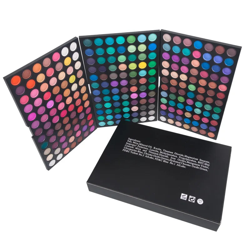 252A 252 Colors Cosmetics Long Lasting Matte Eye Shadow Palette Shimmer Organic Makeup Sets Girls Wholesale Eye Shadow Palett