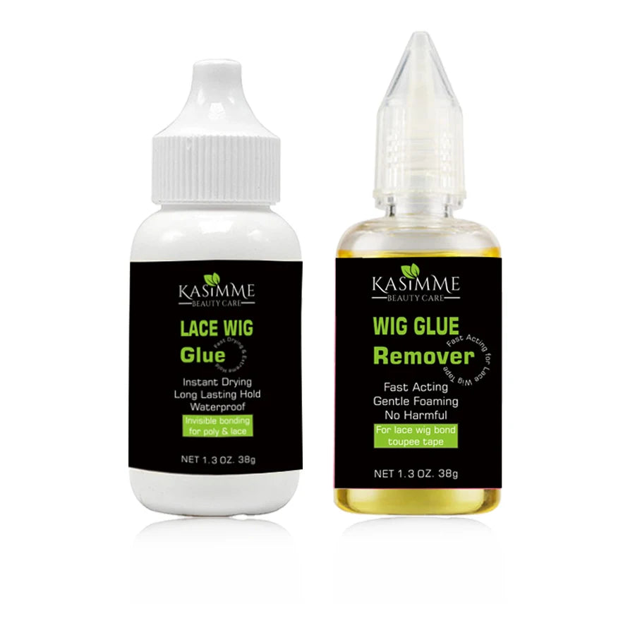 Natural Look No Latex Private Label Lace Glue Adhesive and Wig Lace Glue Remover No Latex Hair Lace Wig Glue