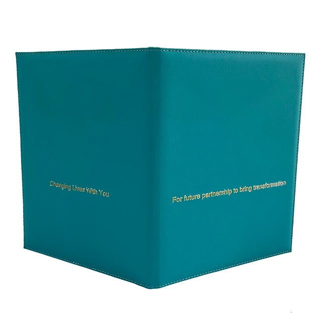 Manufacturers Cheap Wholesale Custom Logo Leather School Certificate Holder
