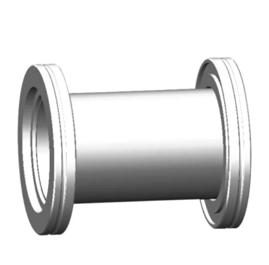 Vacuum Stainless Steel SS304 SS316 KF/ISO/CF Flange Two-way Tee
