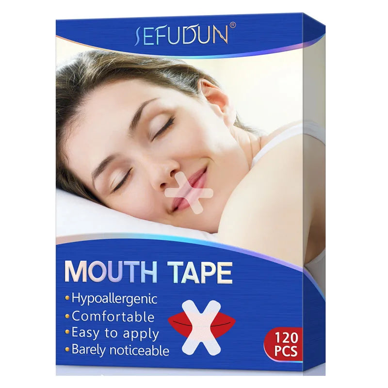 X-Shaped transparent mouth tape Anti Snoring Devices Sleep strip for Less Mouth Breathing custom silicon mouth tapes wholesal