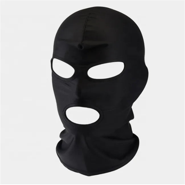 Unisex Outdoor Sports Riding Balaclava Face Mask Three Holes Balaclava 360 Degrees UV Protector Motorcycle Ski Caps