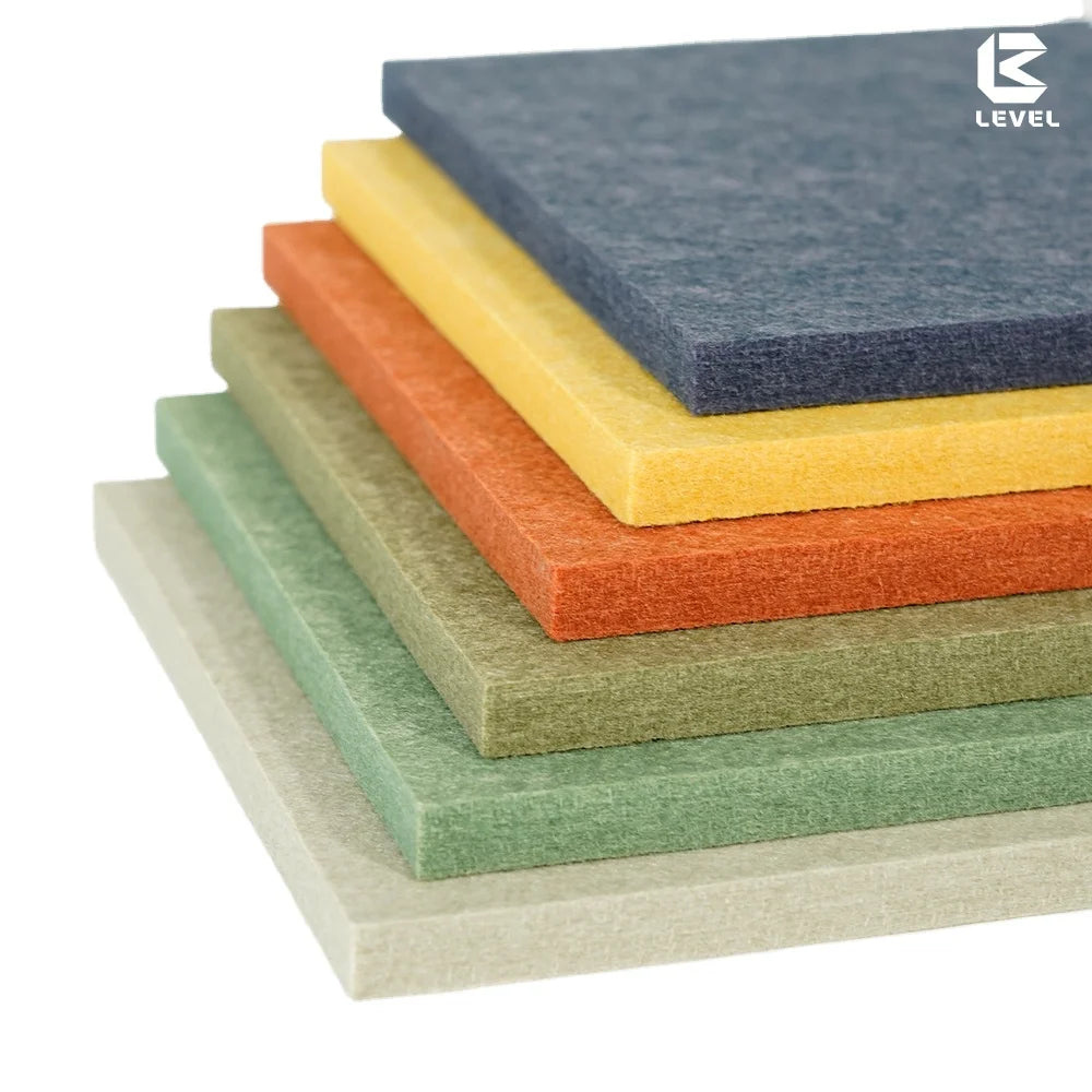 100% Recycle PET Acoustic Panels Oeko-Tex 100 Polyester Acoustic Panels NRC 0.98 Soundproof Acoustic PET Panels