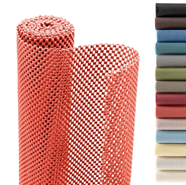 Anti Skid and Easy Grip Washable PVC Shelf Liner Drawer and Shelf Liner Kitchen Cabinet Liners