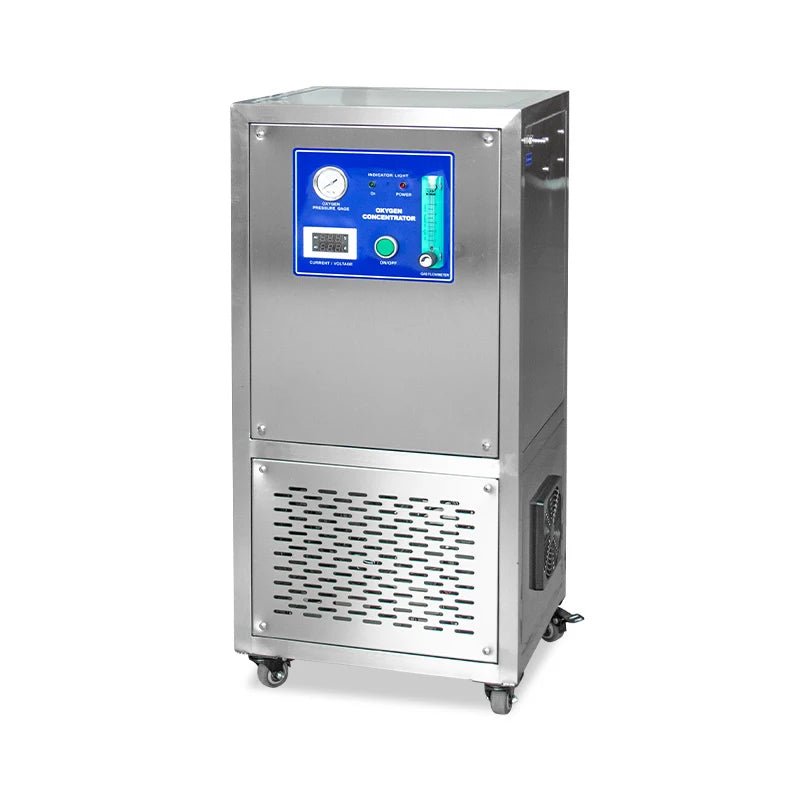 QihangRAS Industrial 2 bar Aquaculture Ras Oxygen Generator 10L 10LPM PSA 0.2 Mpa Stainless Steel 220V 1 Year Warranty for Fi