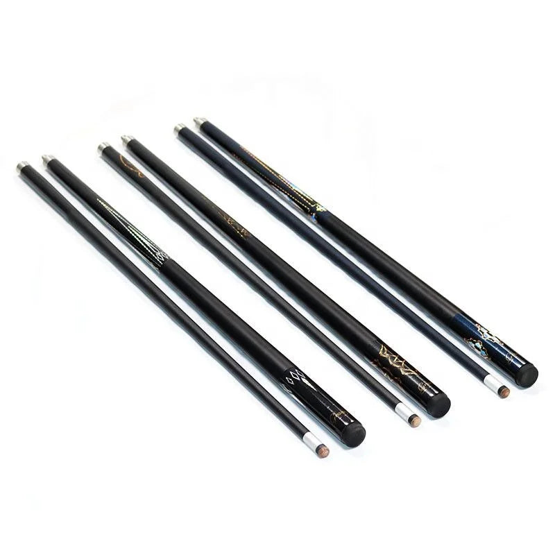 New Arrival Wholesale Price Billiard 2-PC Carbon Fiber Pool Cue Sticks  12-13MM Tips for Club Billiards Game