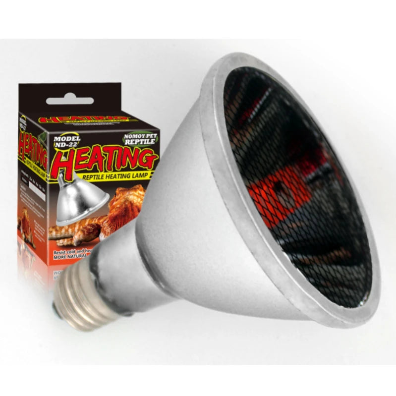 Deep Heat Projector Reptile Pet Lamp Bulb Basking Light for Bearded Dragon Leopard Gecko Carbon Infrared Heater for Amphibian