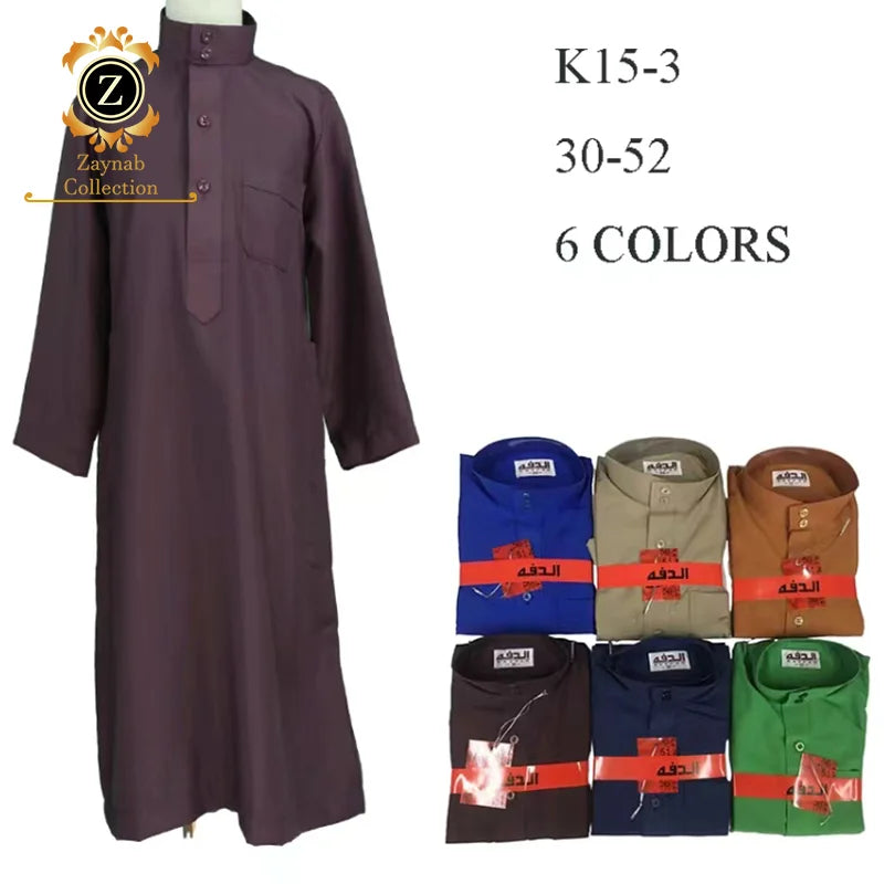 Zaynab  Thobe Arab Qatar Style Muslim Jubba  Arabic  Size Muslim Traditional Thobe