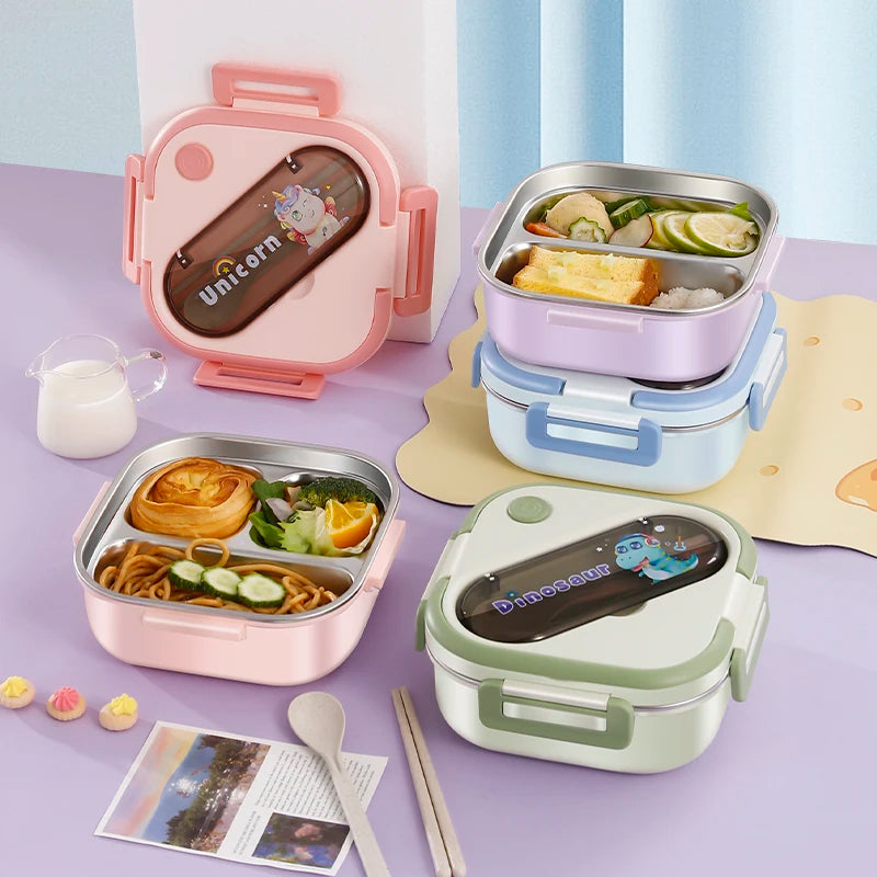 Stainless Steel Insulated Lunch Box Leakproof Bento Lunch Box