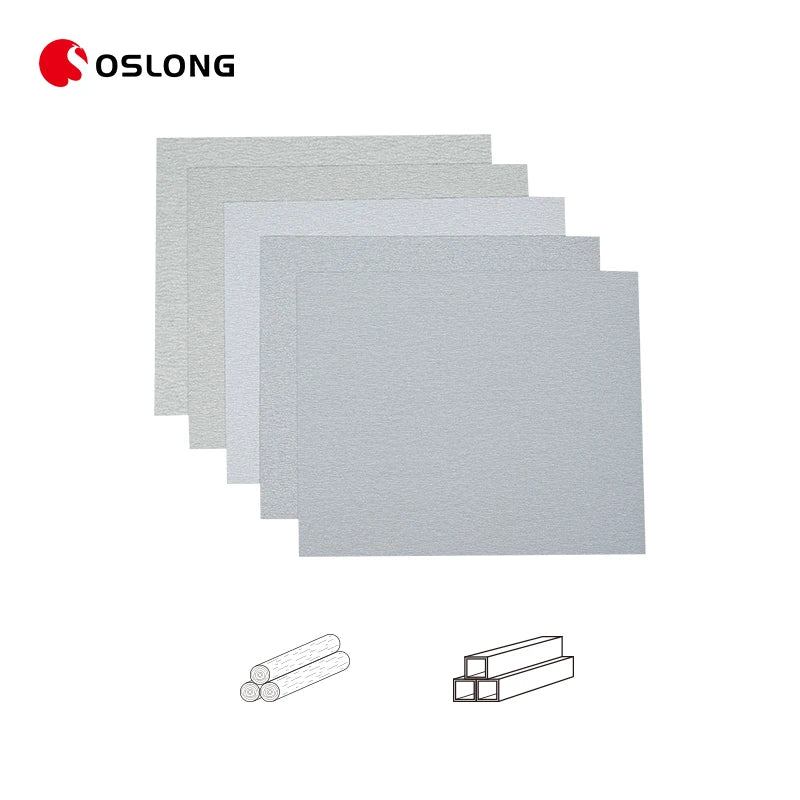 Wholesale 230*280mm Latex Paper Backing White Aluminum Oxide Grinding Furniture Wooden Sanding Paper Sheets