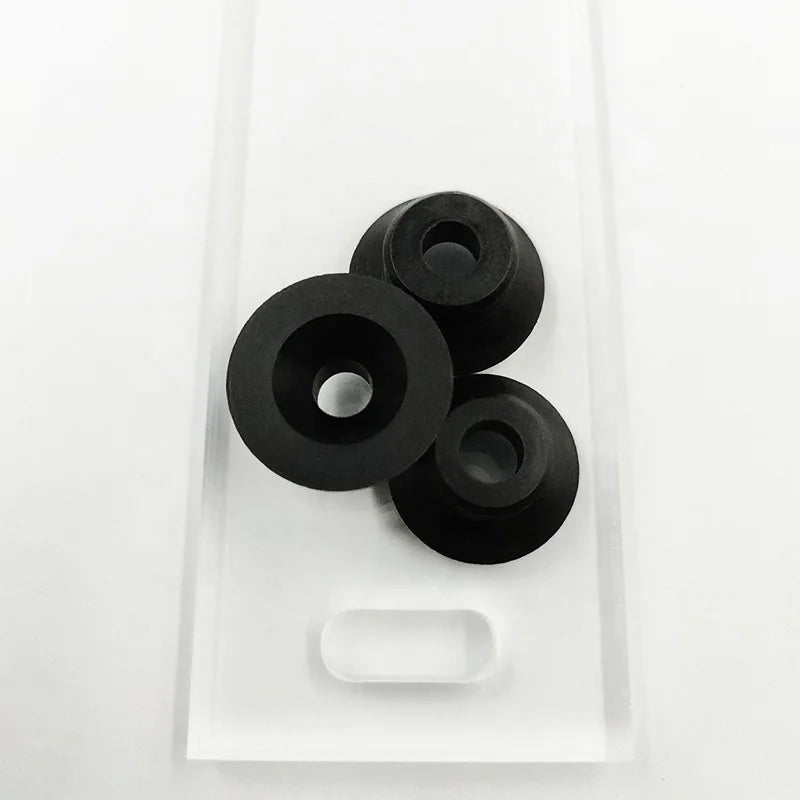 Crystal Paddle Stadium Pad Court Screw Conical Nylon Countersunk Washer Transistor Gasket Fasteners for Glass