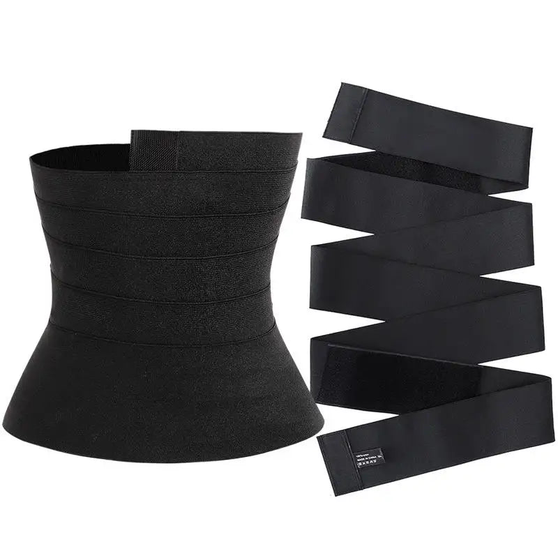 NJ Custom Logo Yoga Sports Restraint Belt Girdle Elastic Abdominal Adjustable Elastic Women Neoprene Waist Trainer