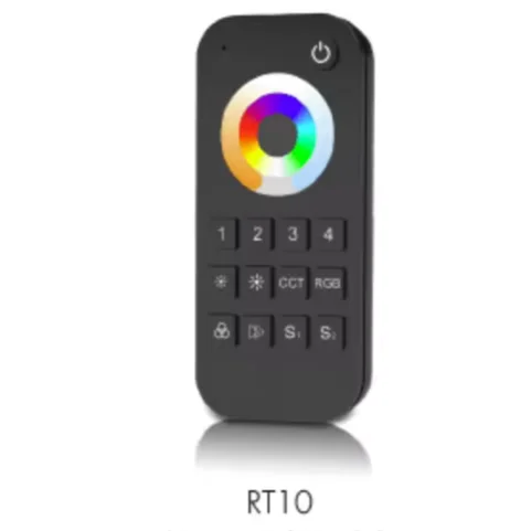 RT10 4zones Remote Control for RGB RGB CCT Led Strip Light Smart Led Light
