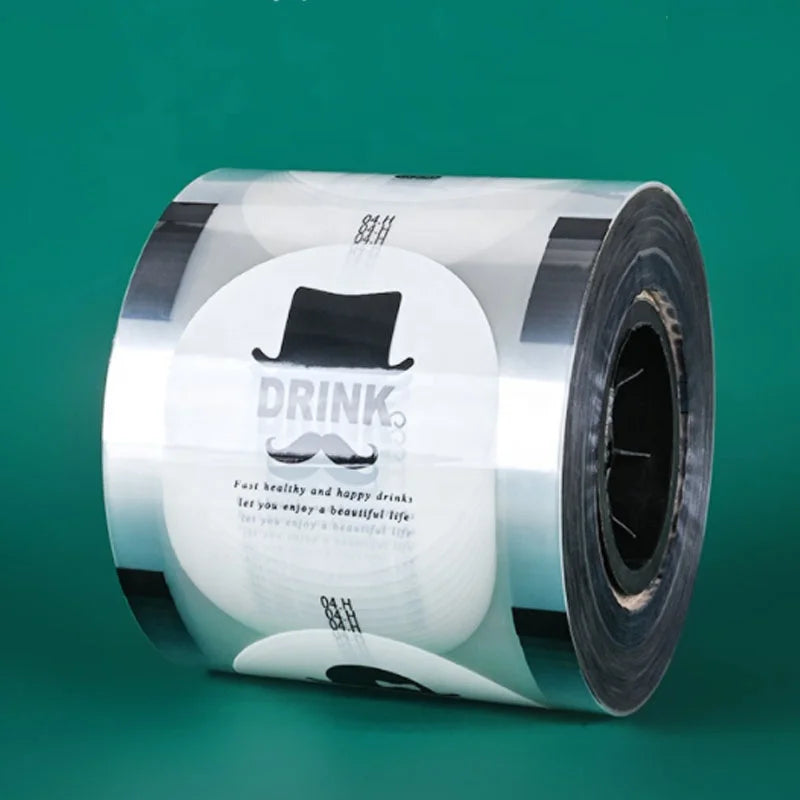 Ready DRINK Pattern Sealing  Film Can Sealing 3000pcs Cup for 90mm 95mm Disposable Milk Tea Plastic PP Cups