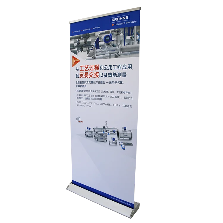 Admax New Explosion Hardware Only Adjustable Portable Backdrop Retractable Aluminum Roll Banner Stand W85xH200cm Easy Detacha