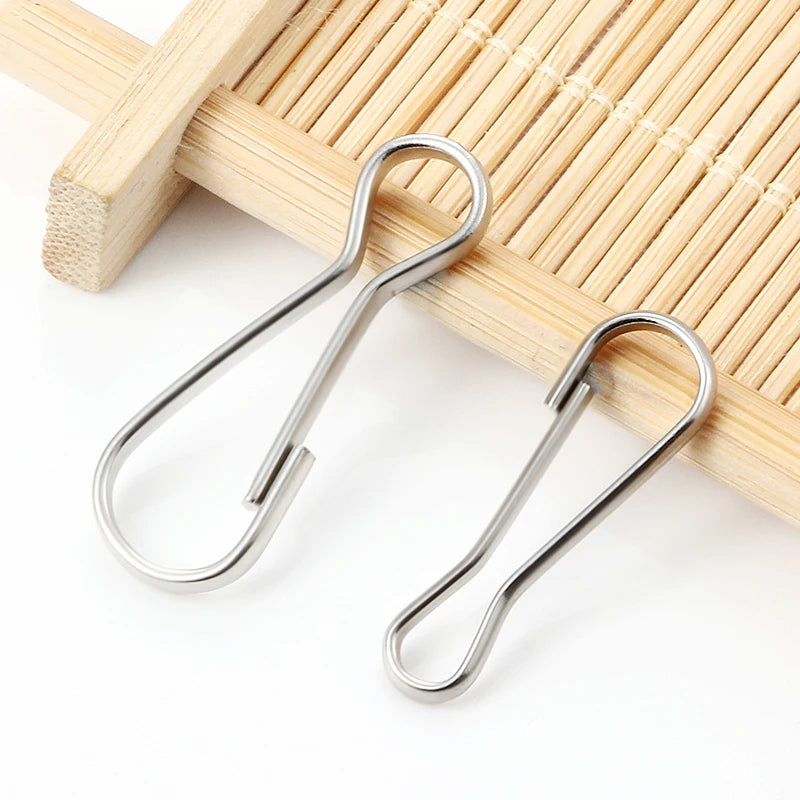 Uniquely Designed Stainless Steel Clasp for DIY Necklace and Bracelet for Jewelry Making & Clothing Pants Curtain Clasp