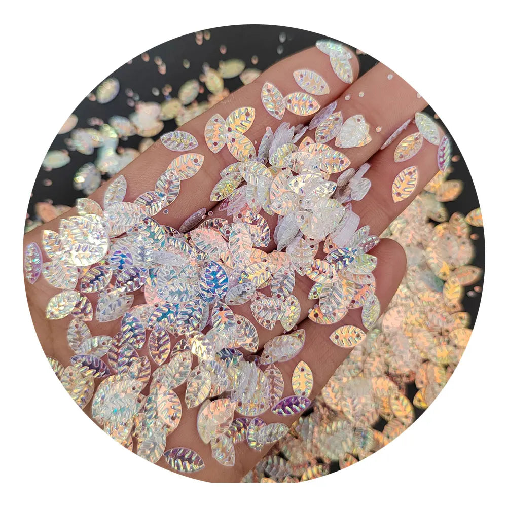 Hot Selling Various Shapes Golden Glitter Sequins Star Letter Snowflake Mermaid Leaf Flowers for Slime Fillings