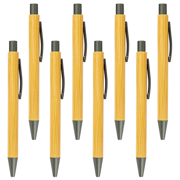 JH Brand Eco Friendly Ballpoint Wood Pen Stylus Tip Bamboo Pens With Custom Logo