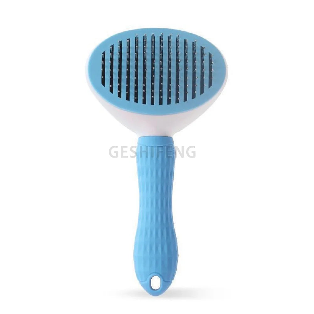 2024 China's Modern Dog and cat Hair One-button Hair Removal Comb Pet Massage Hair Removal Brush Dog