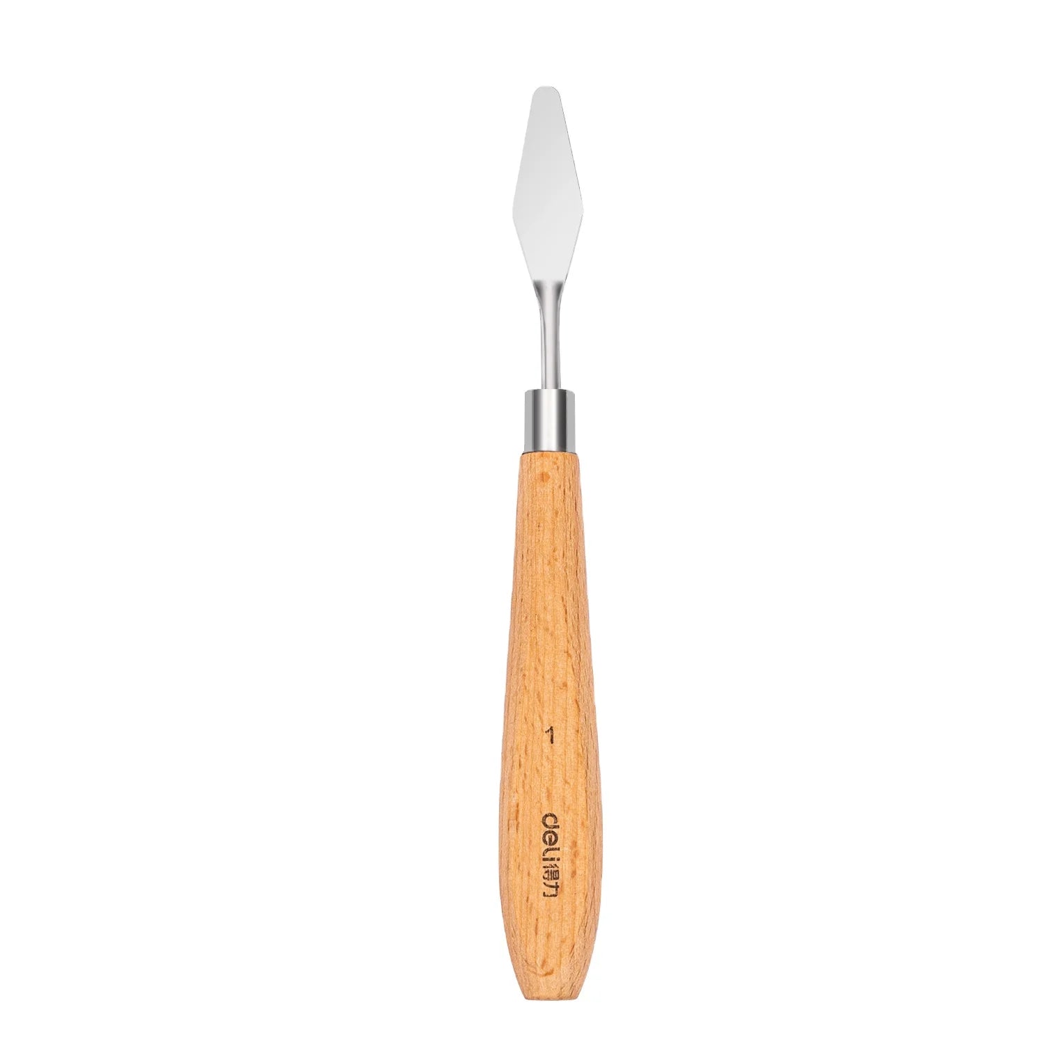 Deli 73902-1 Paint Knife Art Scraper No.1 Flat Head Gouache Oil Painting Knife Stainless Steel Cutter Head 500pcs Per Carton 