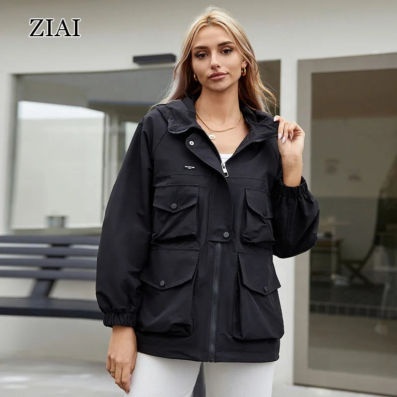 Spring New Trench Coat Fashion Style British Style Women Trench Coat