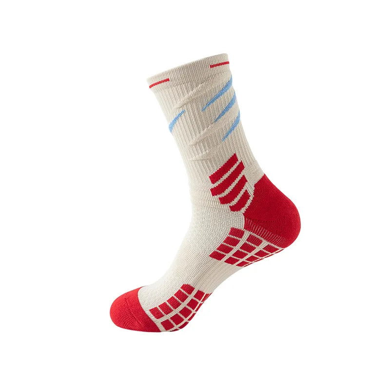 Basketball Socks Cushioned Athletic Sports Socks for Men & Women Thick Towel Bottom Non-slip Sweat-absorbing Crew Socks