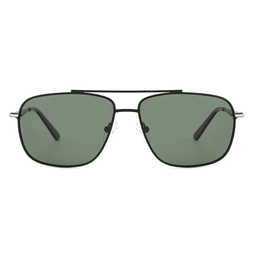 VIFF GLT9009 Polarized Sun Glasses Vintage Metal Driving Sunglasses for Men