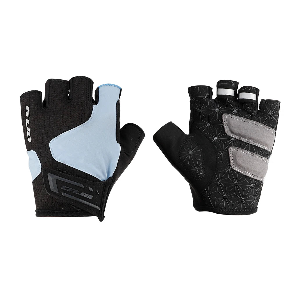 GUB 2127 Cycling Short Gloves Shock-Absorbing Anti-Slip Biking Half Finger Breathable Padded Bicycle Gloves With Strap