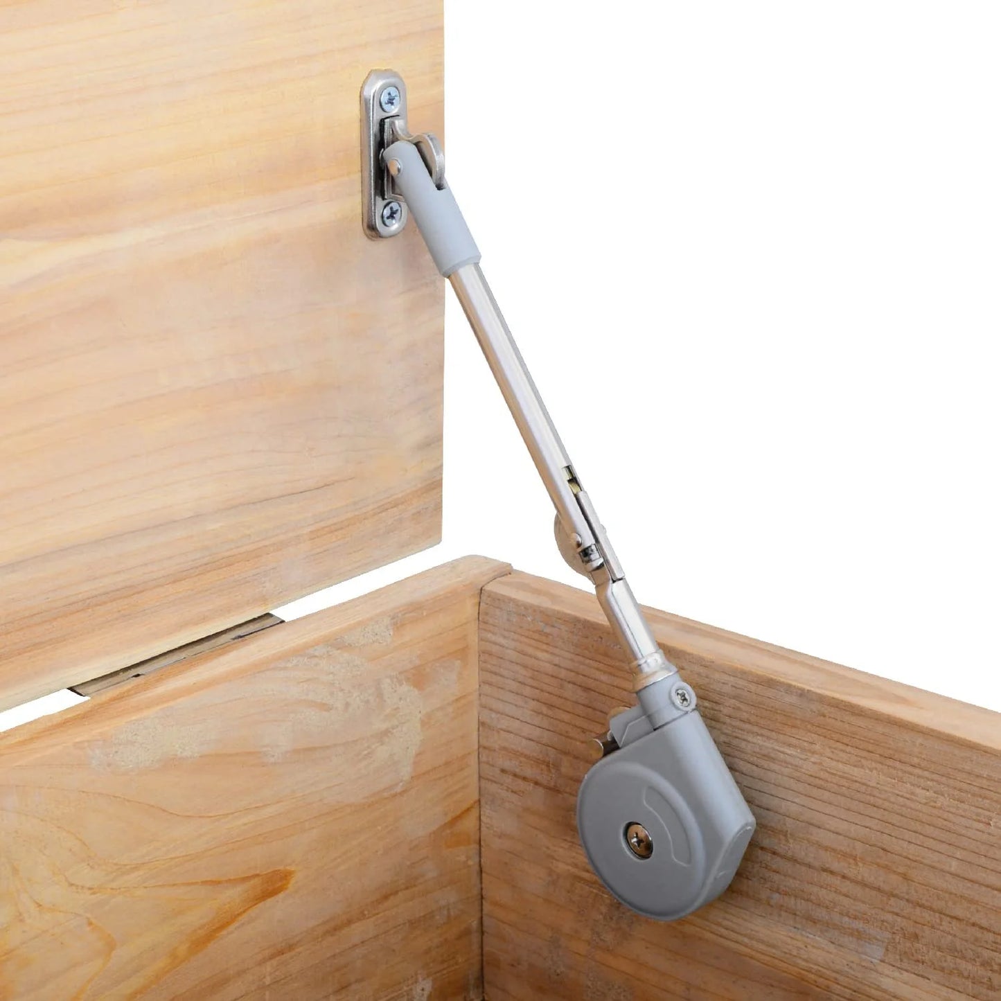 Lid Support Hinges for Wooden Toy Box Storage Trunk & Benches Made of Zinc Alloy Safety & Heavy Duty