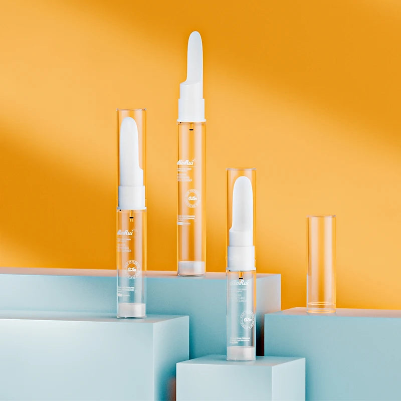 Borui Cosmetic Airless Duckbill Pump Bottle 5/10/15ML Eco-friendly As Material OEM/ODM Refillable for Eye Cream BB Cream Wigs