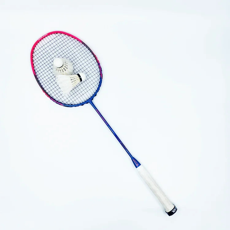Manufacturer Custom-Made Professional Badminton Racket Full Carbon Fiber PU Grip Hard Soft Hardness Cover Original Design Spo