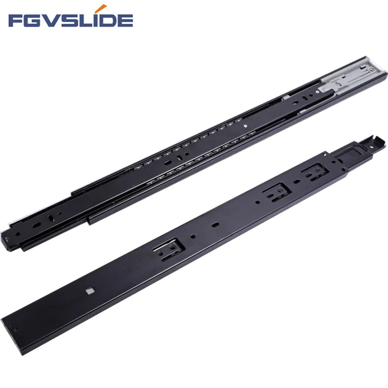FGVSLIDE 45mm Full Extension single spring Soft Close Drawer Slides Rail kitchen sliders for Cabinet