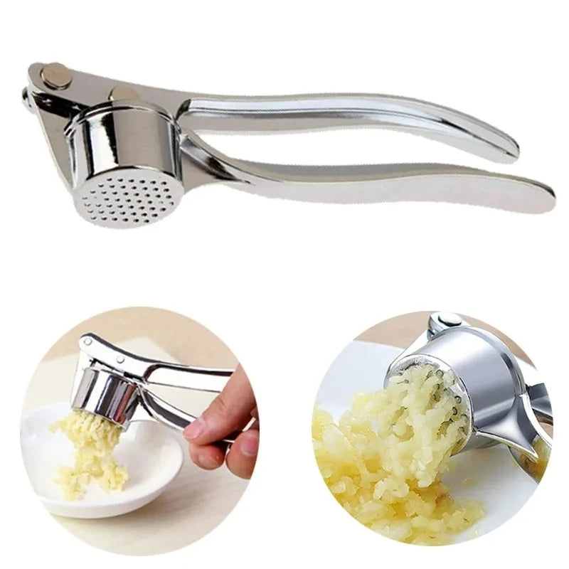 Hot Selling Kitchen Gadgets Ginger Garlic Chopper Knoblauchpresse Garlic Press Crusher Rocket Stainless Steel Garlic Mincer