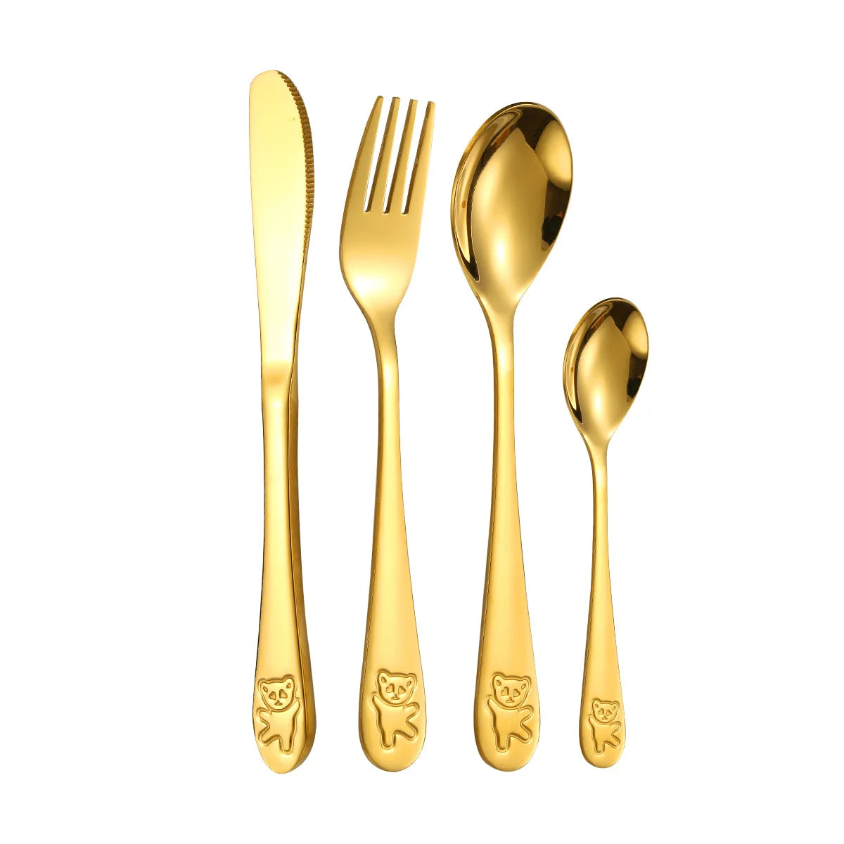 Wholesale Luxury Modern Stainless Steel 304 Cutlery Set for Kids Full & Travel for Hotels and Families