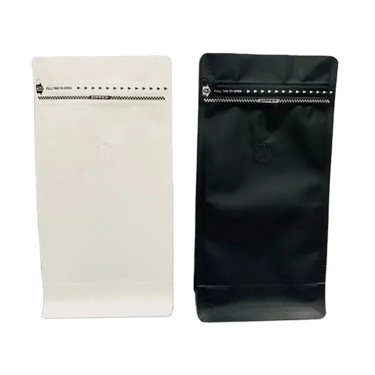Custom Logo Printed Matte Plastic Aluminum Foil Stand-Up Pouch Food Grade Empty Tea & Coffee Bags for Packaging Mylar Materia