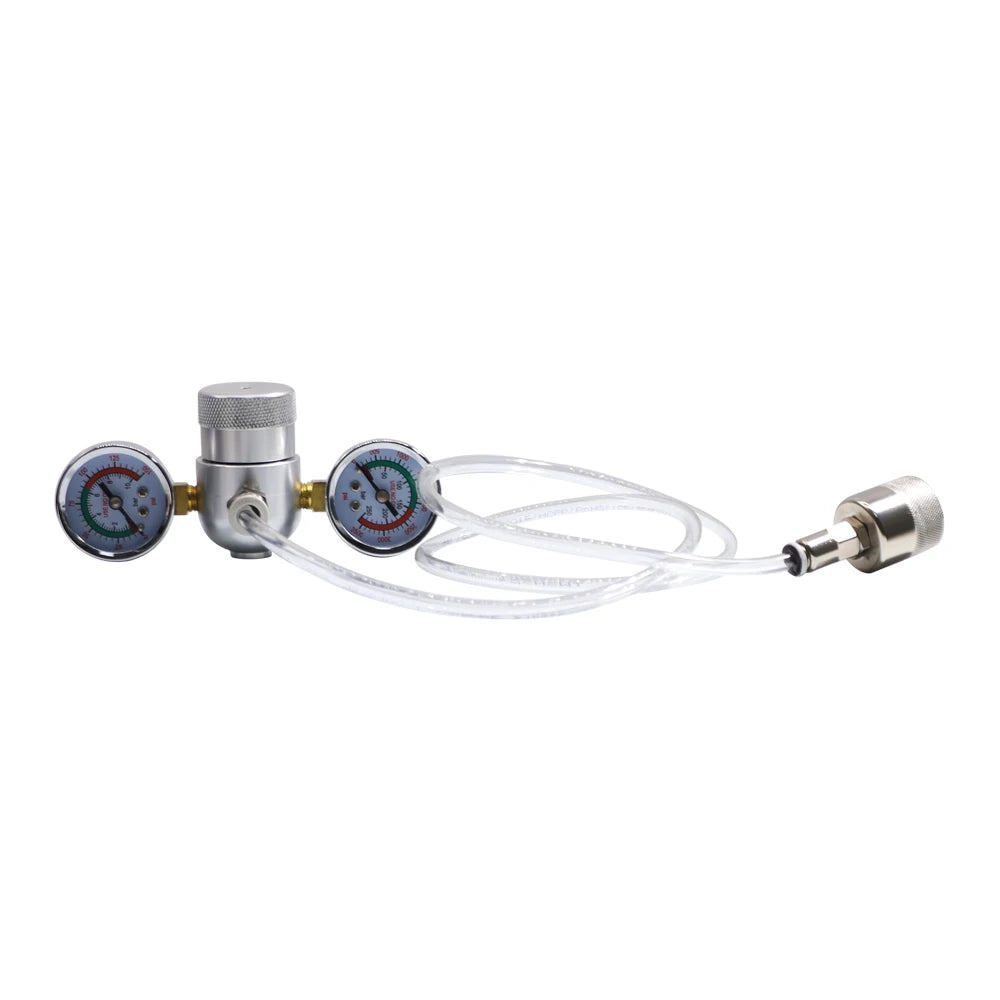 Pressure Regulator for Nitrous N2O Whipped Cream Charger Cylinder 580g 615g 640g 1100g Cream Jar8mm OD Hose Line 10Bar